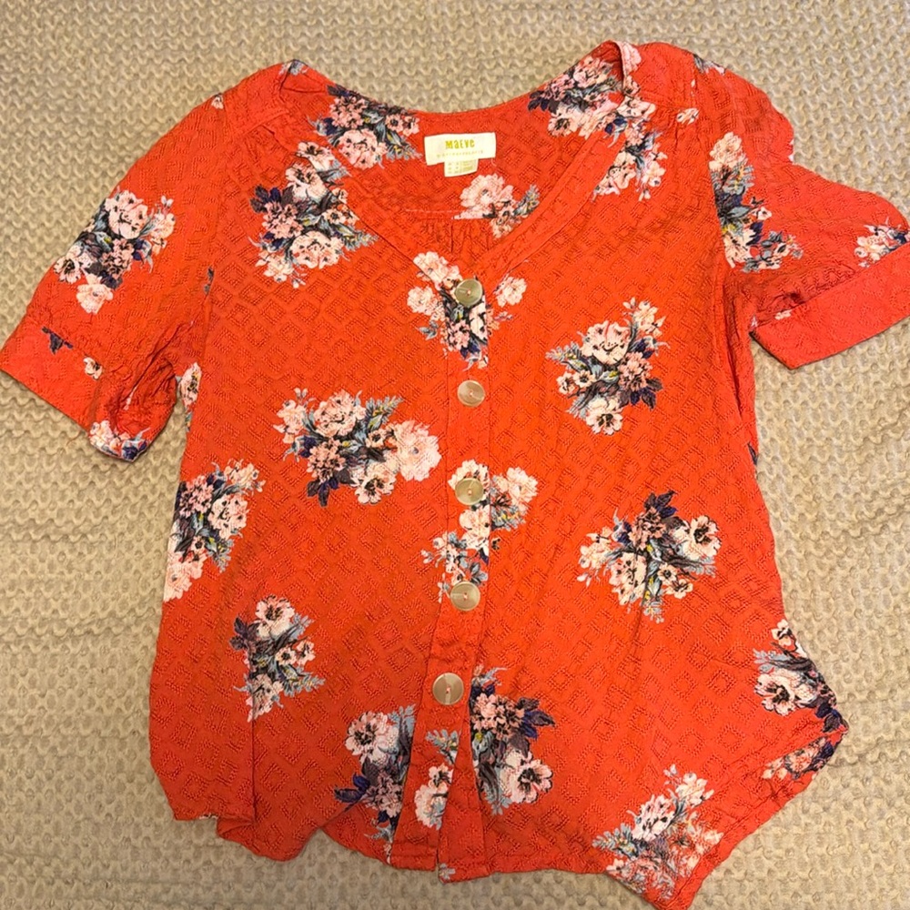 Anthropologie Floral top